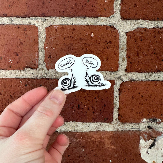 Small Snail Sticker | Katie Brown