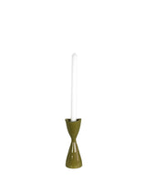Tulip Candlestick Holders in Martini Green