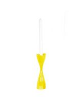 Tulip Candlestick Holders in Limoncello Yellow