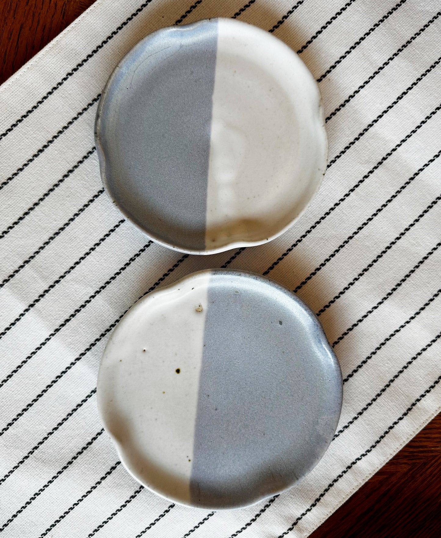 Light Blue Gray Dishes | Madeleine Schmidt