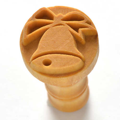 MKM Medium Round Stamp- Holiday Bell- SCM-171