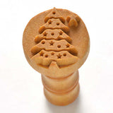 MKM Medium Round Stamp- Christmas Tree- SCM-175
