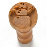 MKM Medium Round Stamp- Snowman- SCM-176
