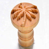 MKM Medium Round Stamp- Palm Tree- SCM-208