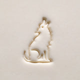 MKM Large Round Stamp- Howling Wolf- SCL-161