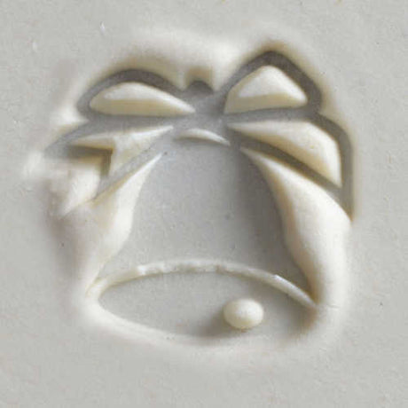 MKM Medium Round Stamp- Holiday Bell- SCM-171