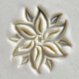 MKM Medium Round Stamp- Poinsettia- SCM-172