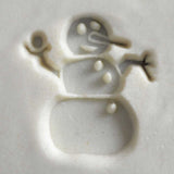 MKM Medium Round Stamp- Snowman- SCM-176