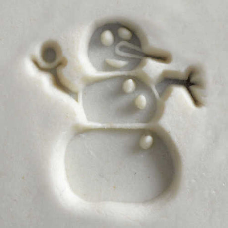 MKM Medium Round Stamp- Snowman- SCM-176