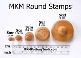 MKM Large Round Stamp- Gingerbread House- SCL-093