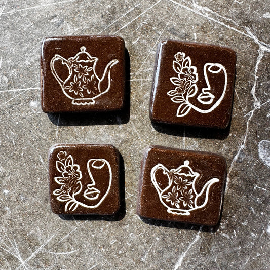 Square Chocolate Magnets | Trisha Boatright