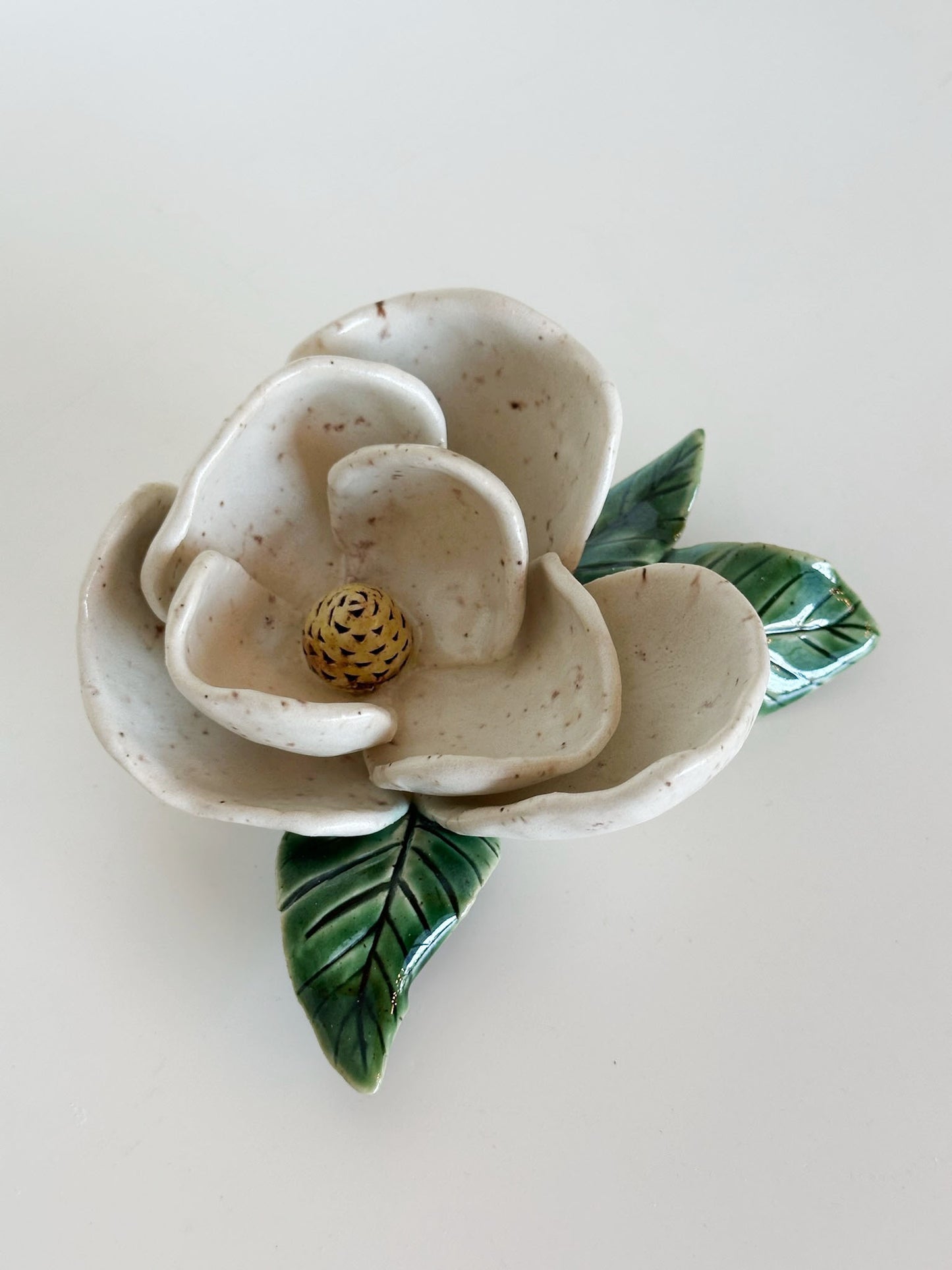 Magnolia Wall Flower | KH Pottery