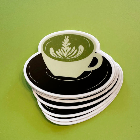 Matcha Latte Sticker | Jennifer Schmidt