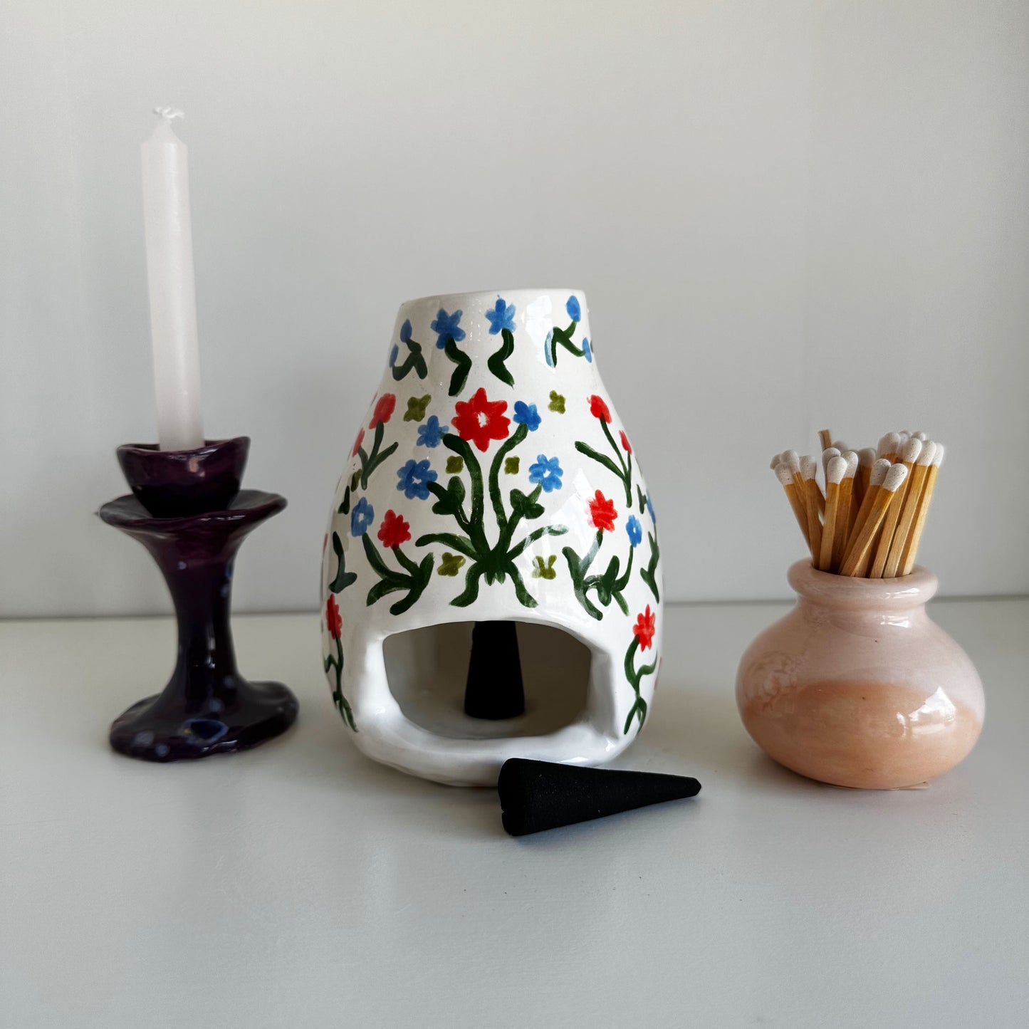 Norse Folkart Inspired Mini Chiminea | Jessica Walker