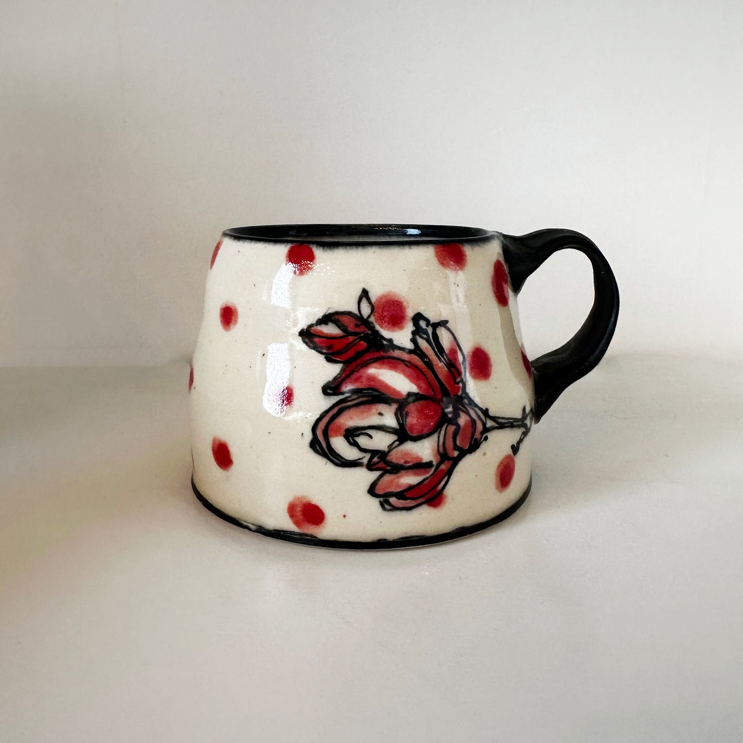 Bun & Mouse Magnolia Mug | Muddy Paws Pottery