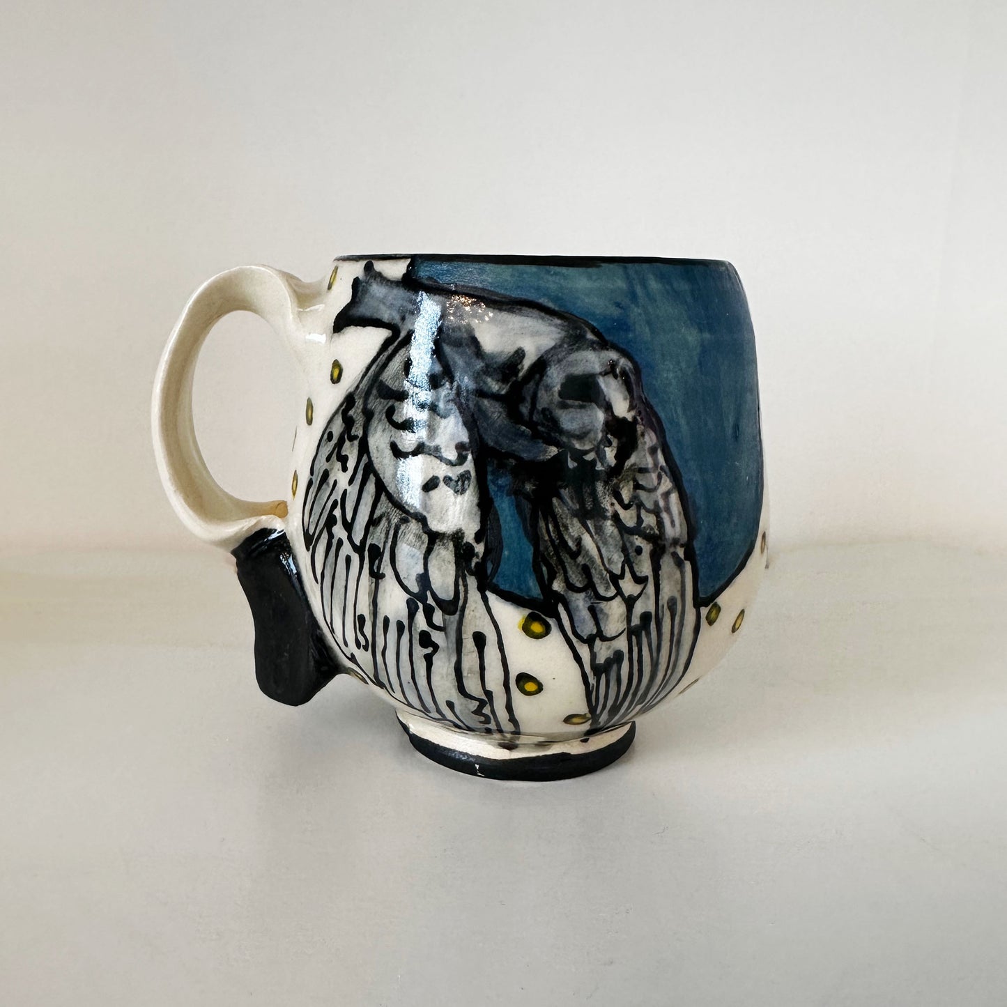 Owl Moon Espresso Mug | Muddy Paws Pottery