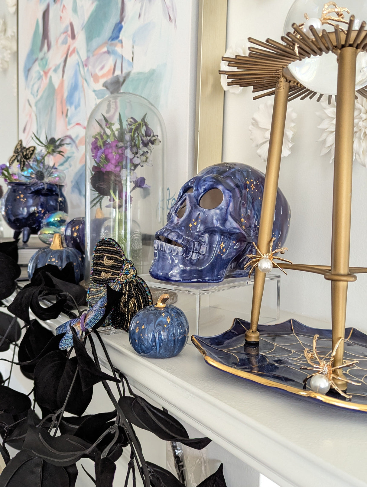 Mystical Pumpkins in Twilight Tones