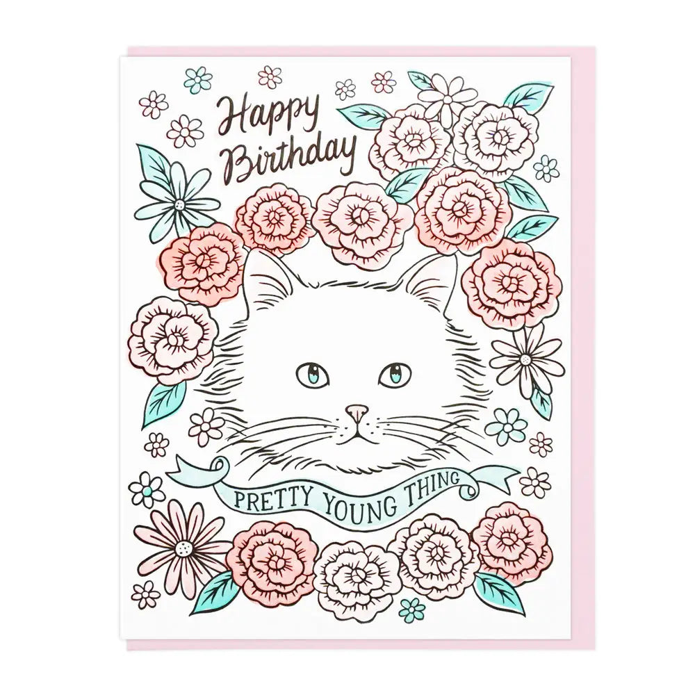 Pretty Young Thing Birthday Card