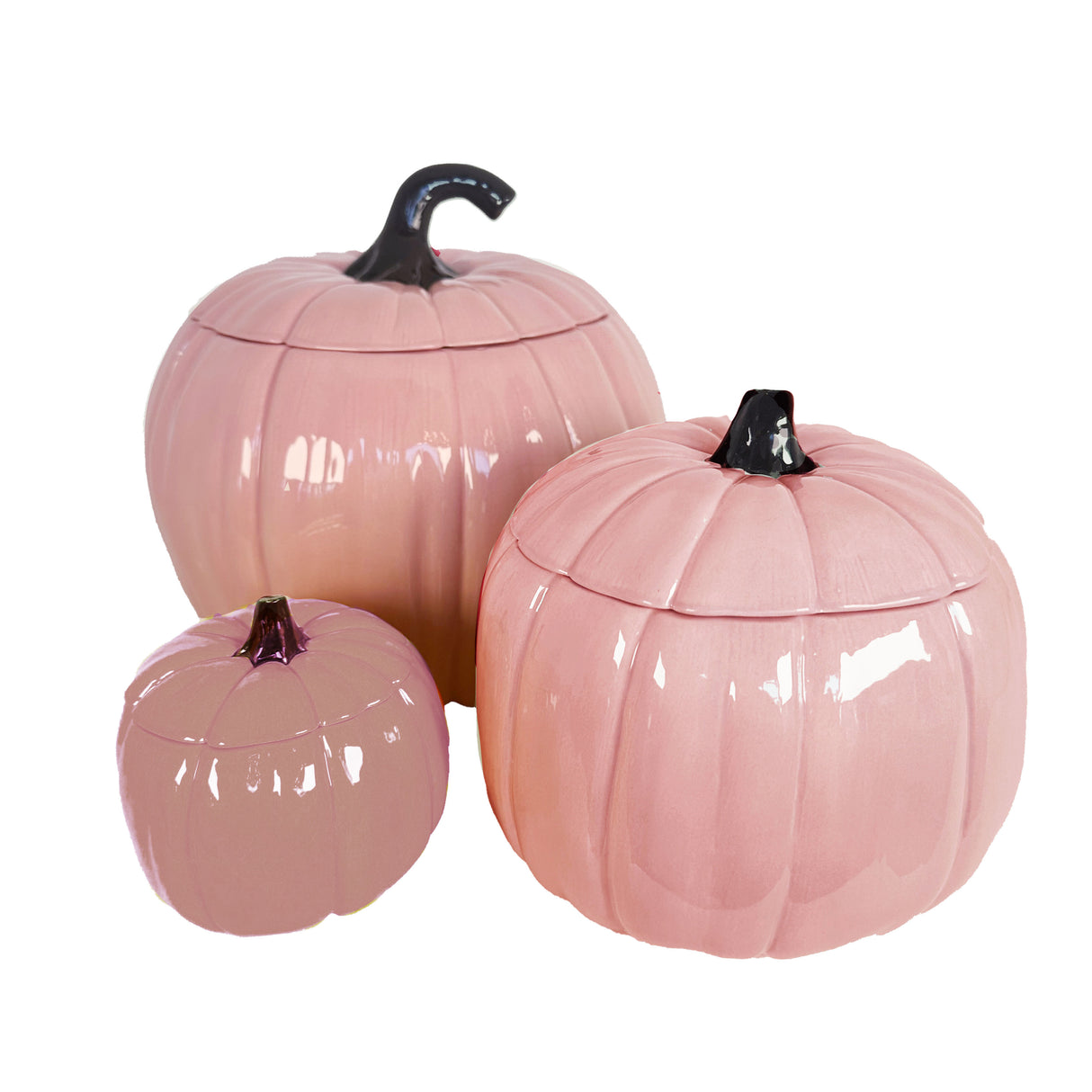 Solid Pink Cadillac Pumpkin Jars