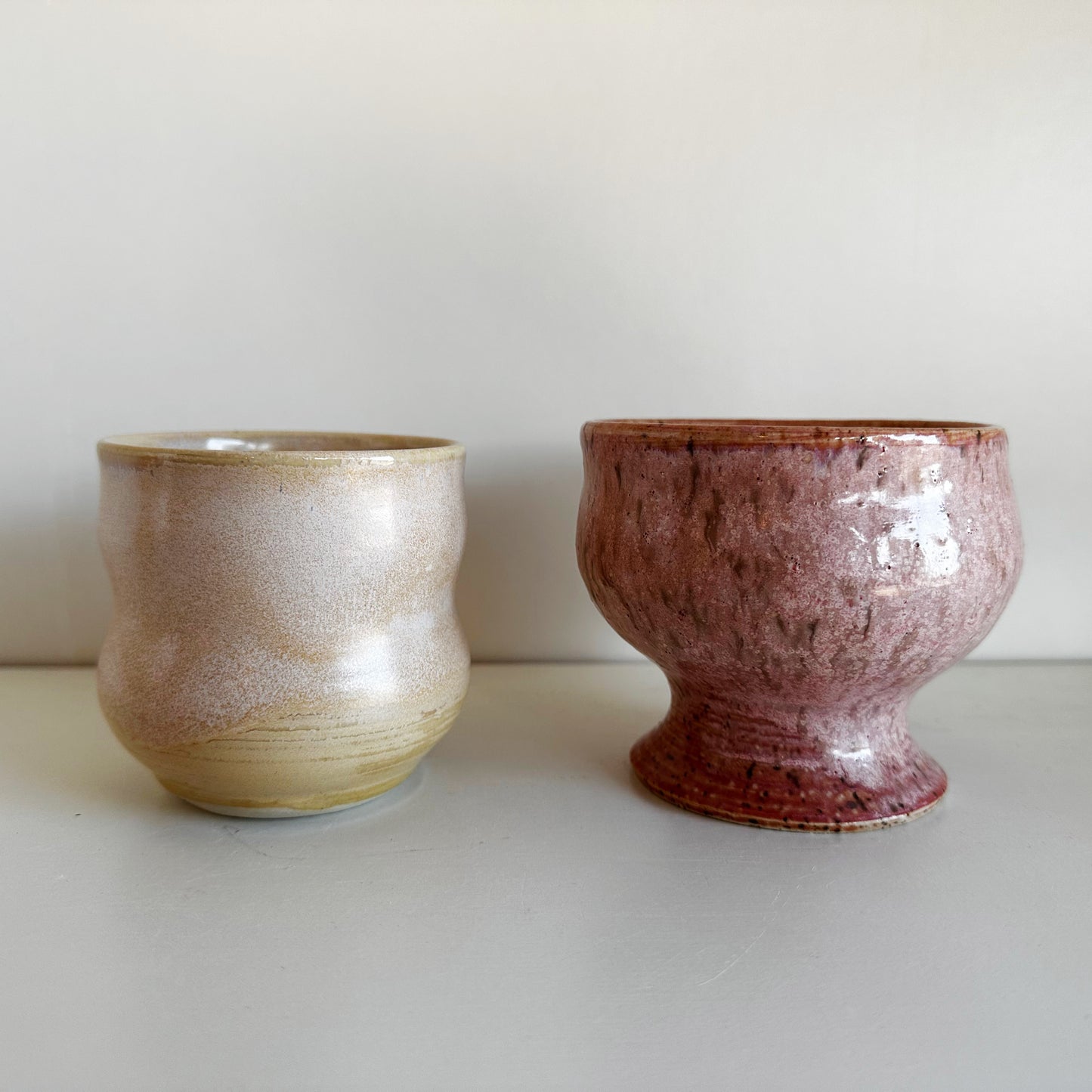 Peachy Cup Vases | Madeleine Schmidt