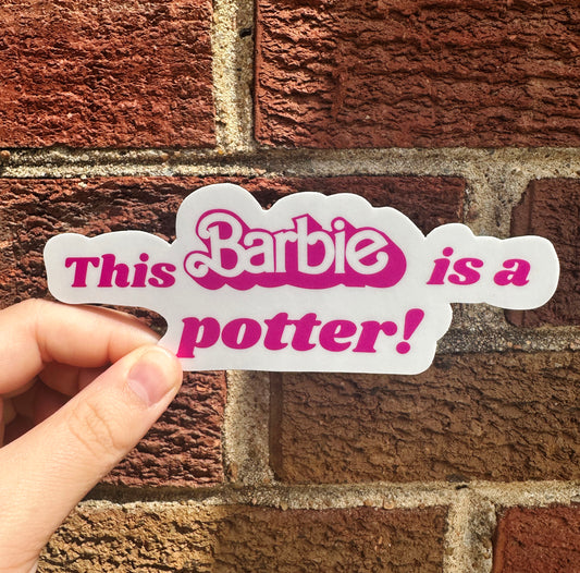 Potter Barbie Sticker