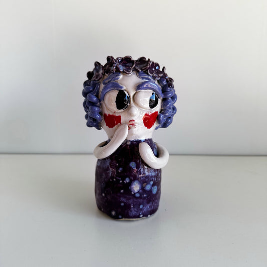 Purple Incense Burner & Figure | Jessica Walker