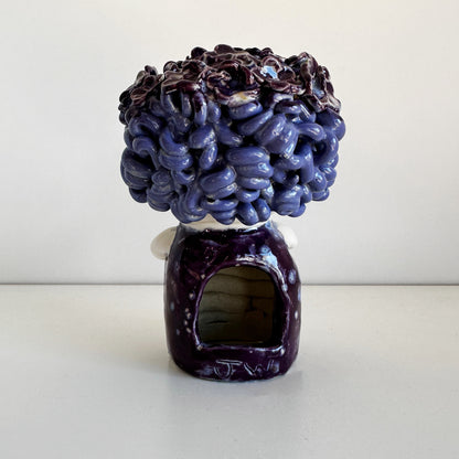 Purple Incense Burner & Figure | Jessica Walker