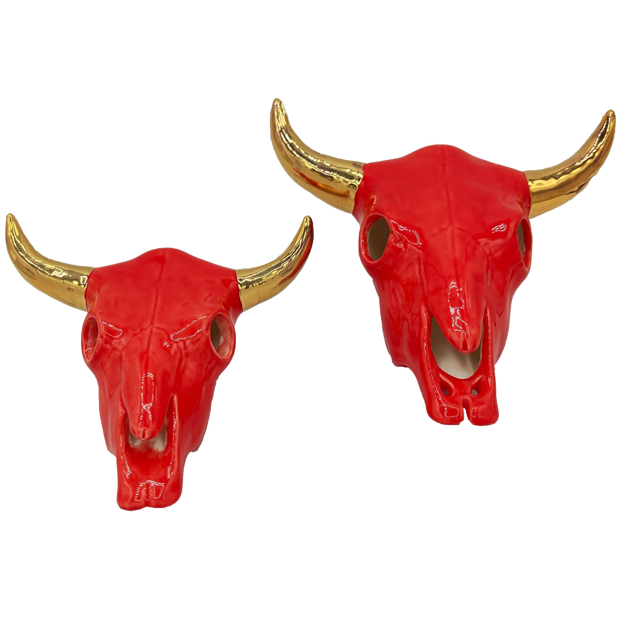 Monogrammed Cow Skull – Ruby Clay Company