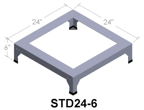 Paragon Kiln Stand 24" x 24" x 6"