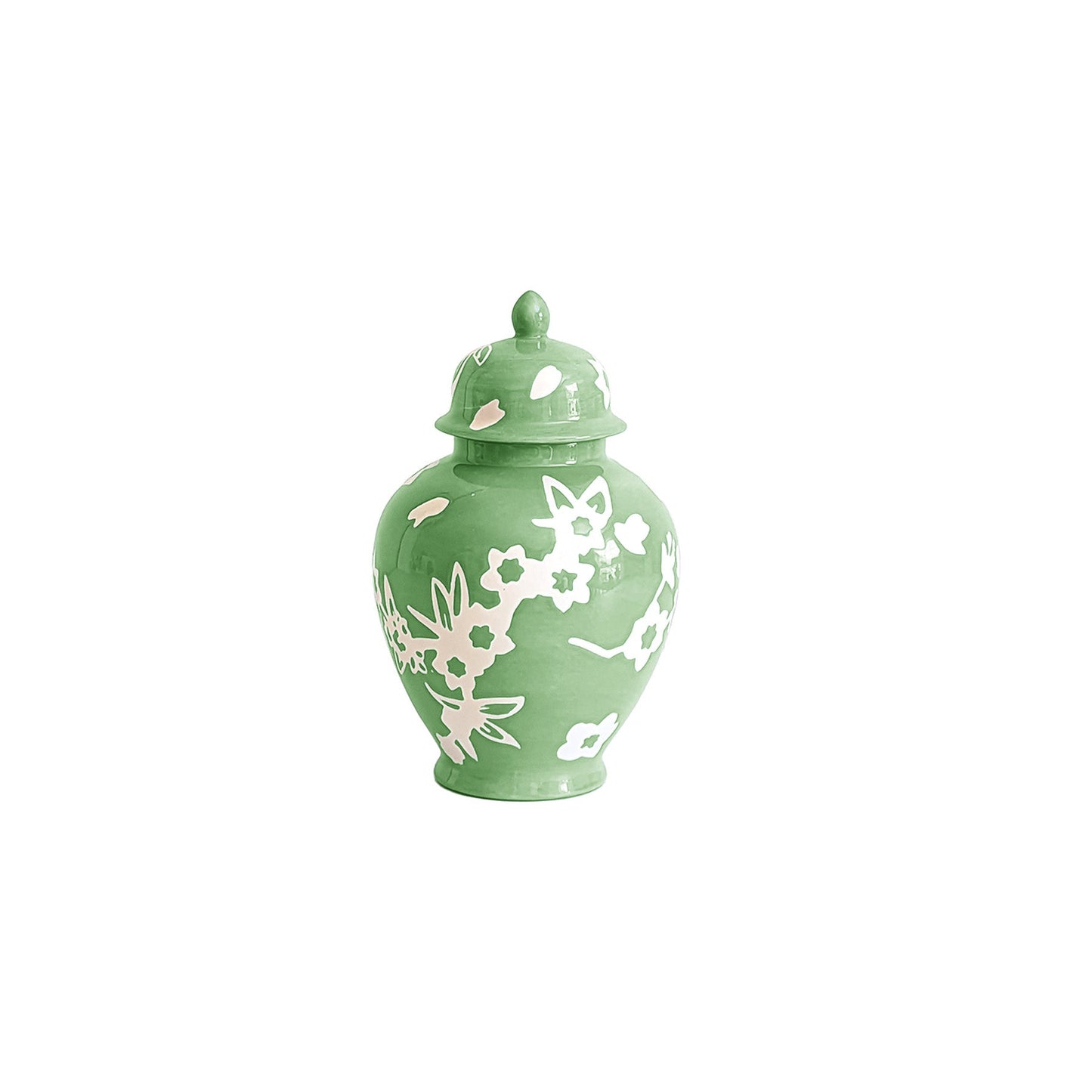 Sakura Ginger Jars in Cabbage Patch Green