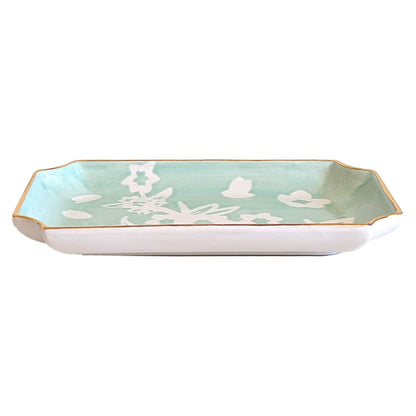 Sakura Trays with 22K Gold Accent