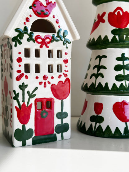 LIMITED! Hand Painted Scandinavian Christmas Set