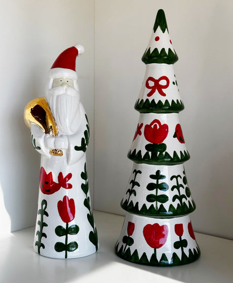 LIMITED! Hand Painted Scandinavian Christmas Set