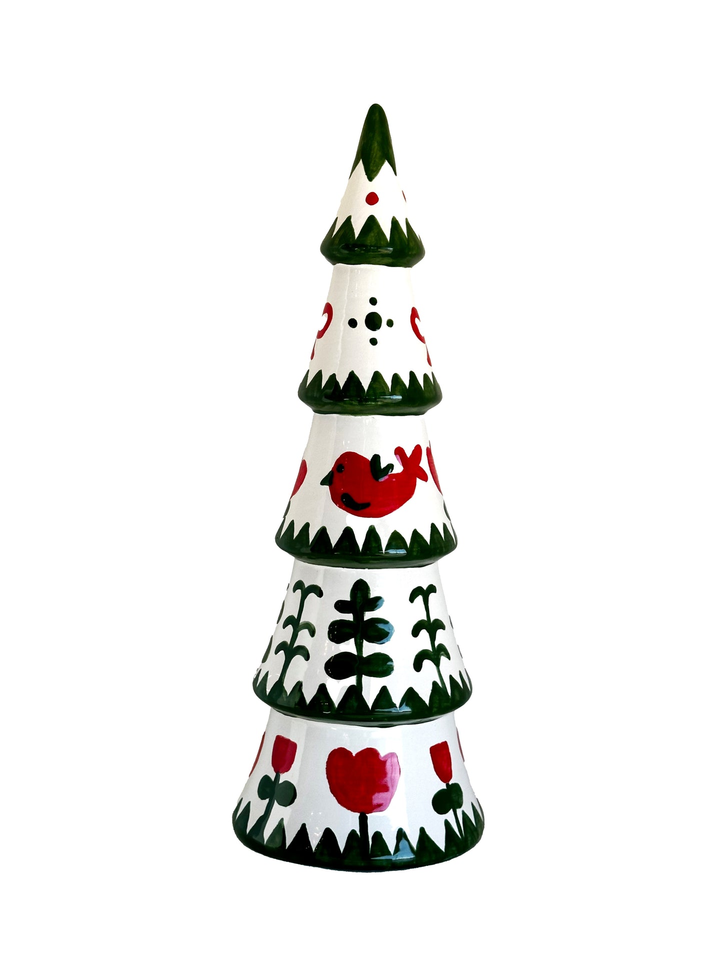 LIMITED! Hand Painted Scandinavian Christmas Tree