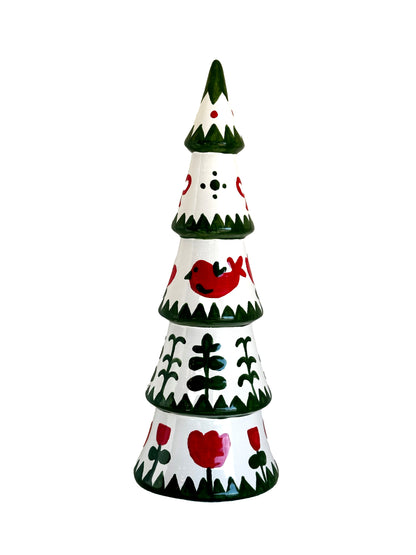 LIMITED! Hand Painted Scandinavian Christmas Tree