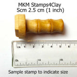 MKM Medium Round Stamp- Bat- SCM-166