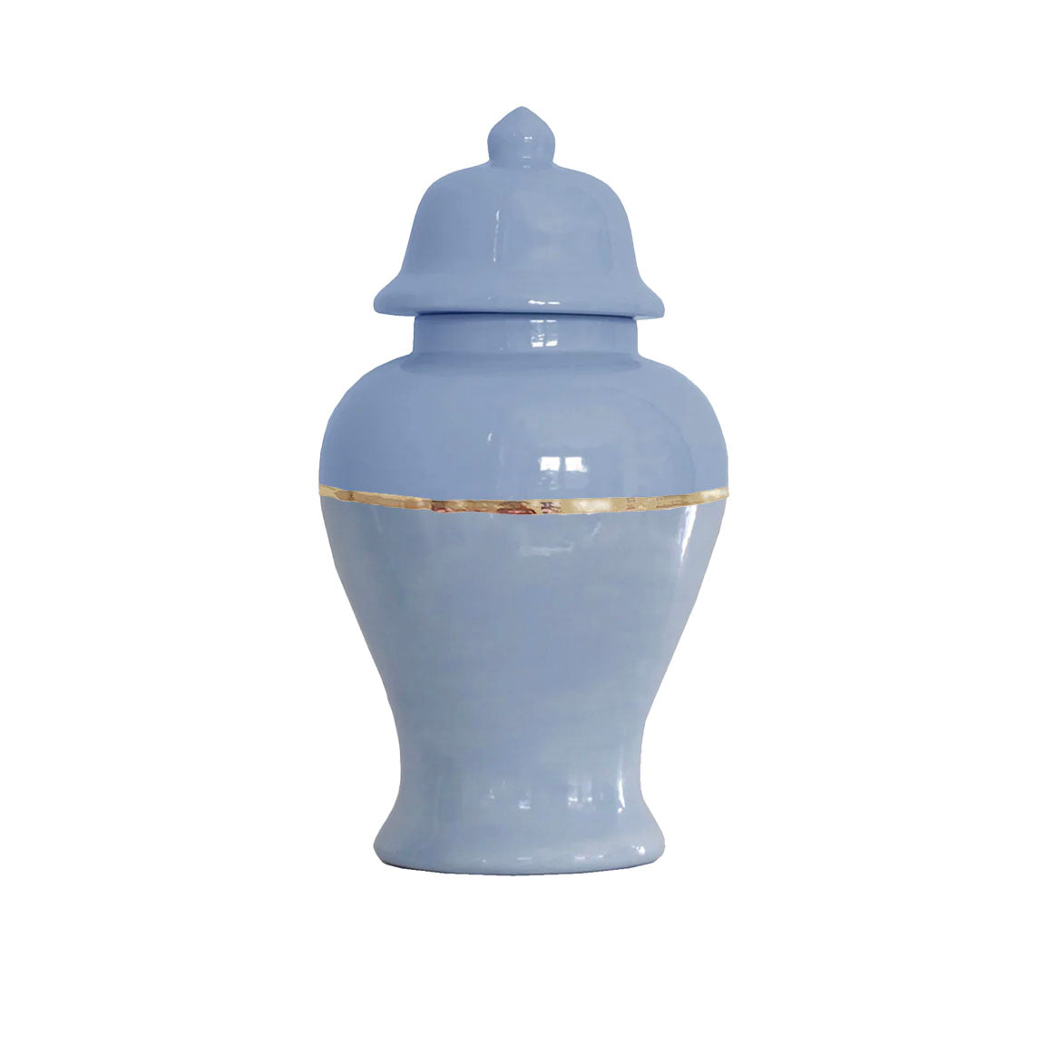 Two Tone Color Block Ginger Jar- The Blues