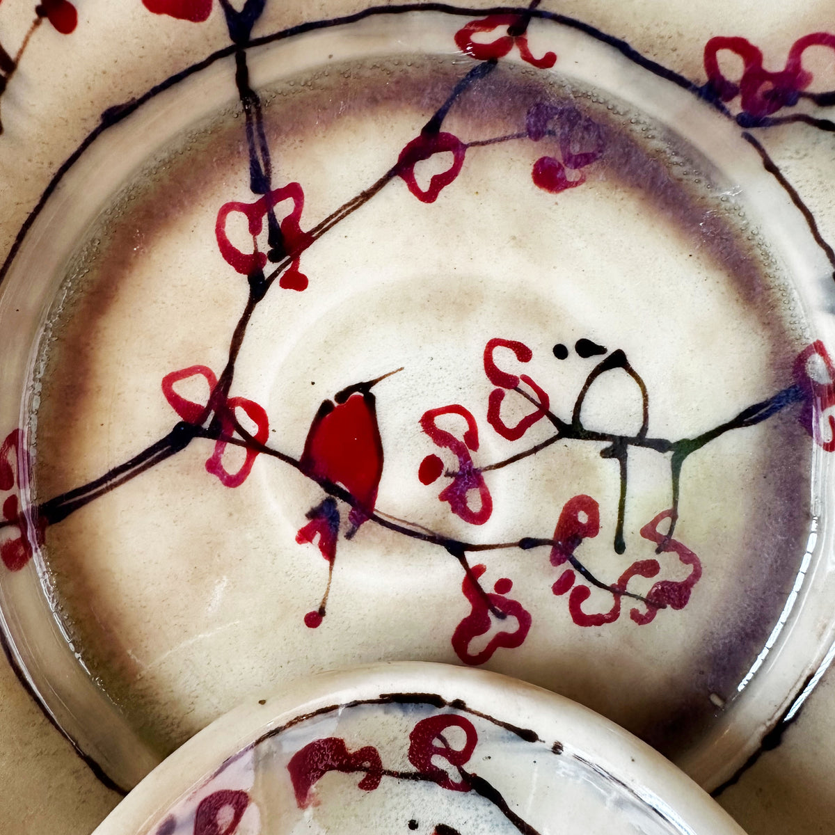 Amber Cherry Spoon Rest | Muddy Paws Pottery – Ruby Clay Company