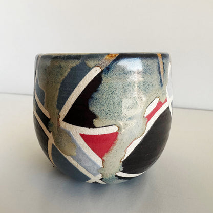 Drippy Geometric Cup | Katie Brown