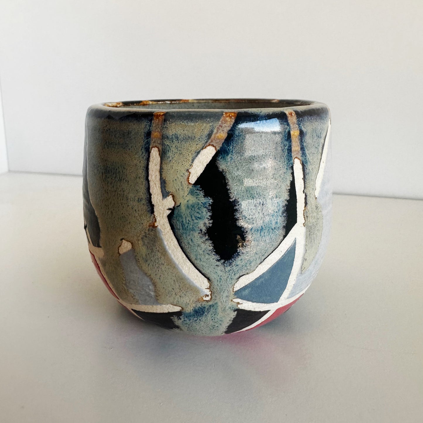 Drippy Geometric Cup | Katie Brown