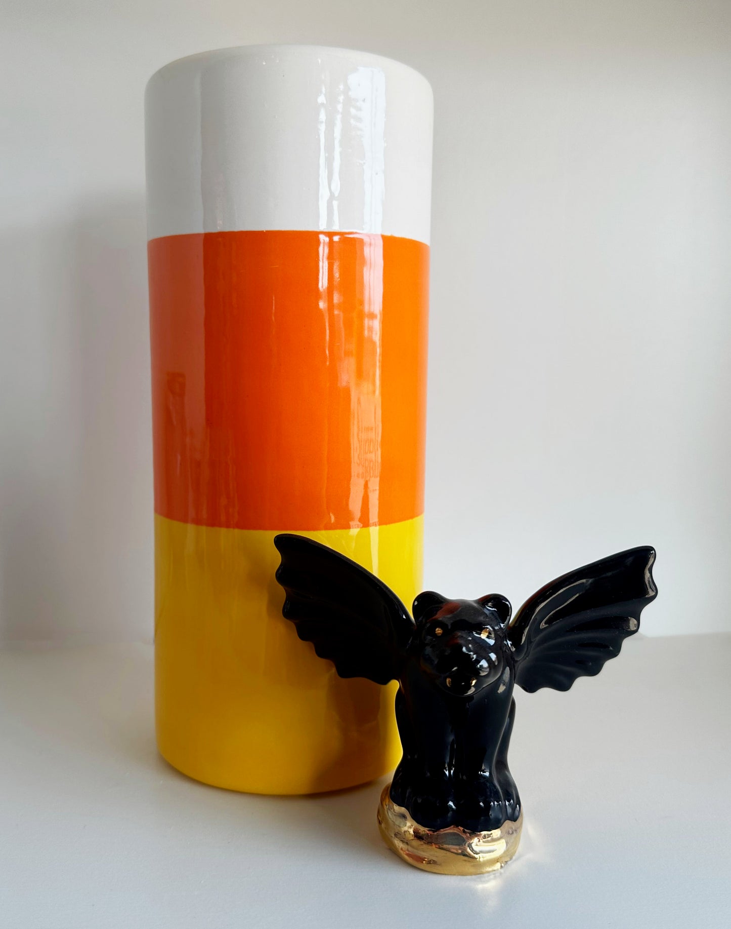 Candy Corn Column Vase