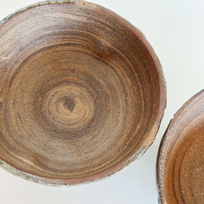 Rust and Gray Stoneware Bowls | Panther Pots by Ayden Krzmarzick