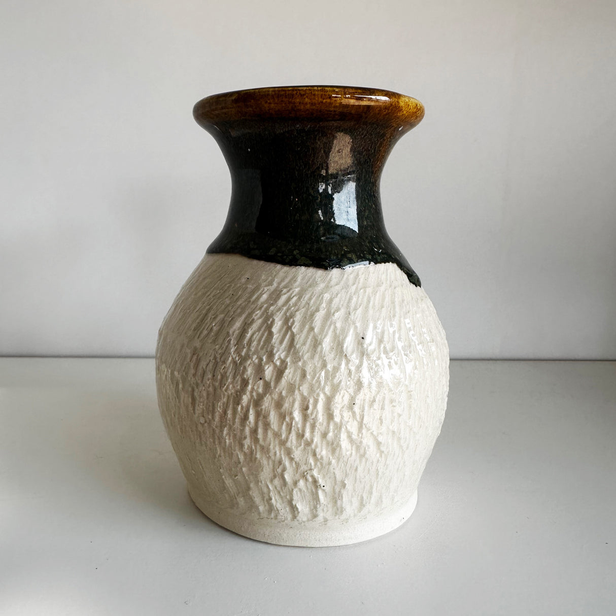 Textured White Vase | Gunia Ceramics Co