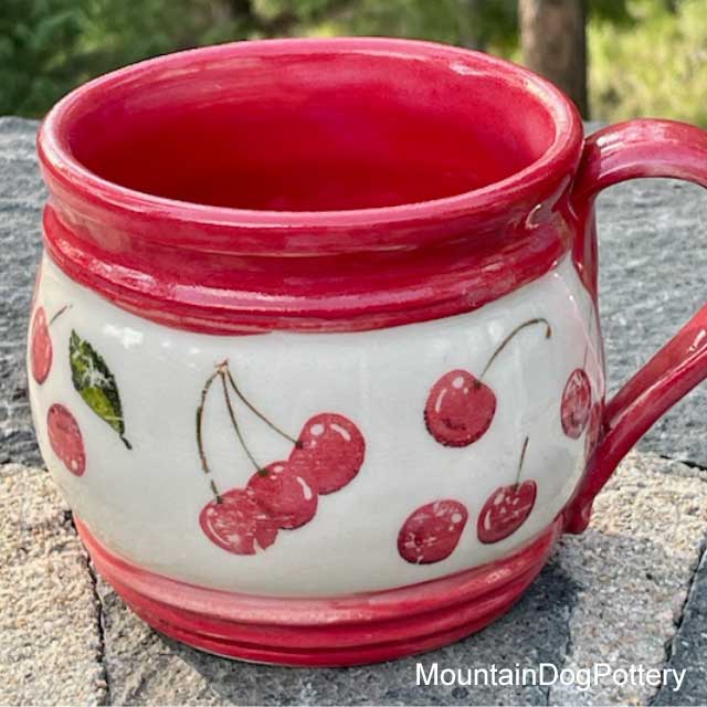 Cherry Underglaze Transfer
