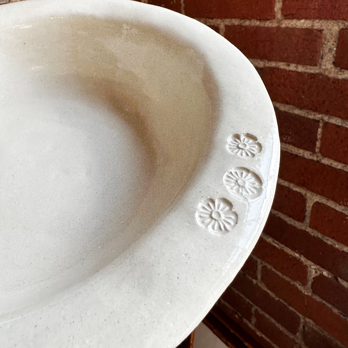 Large White Bowl | Trisha Boatright