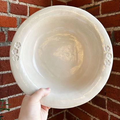 Large White Bowl | Trisha Boatright