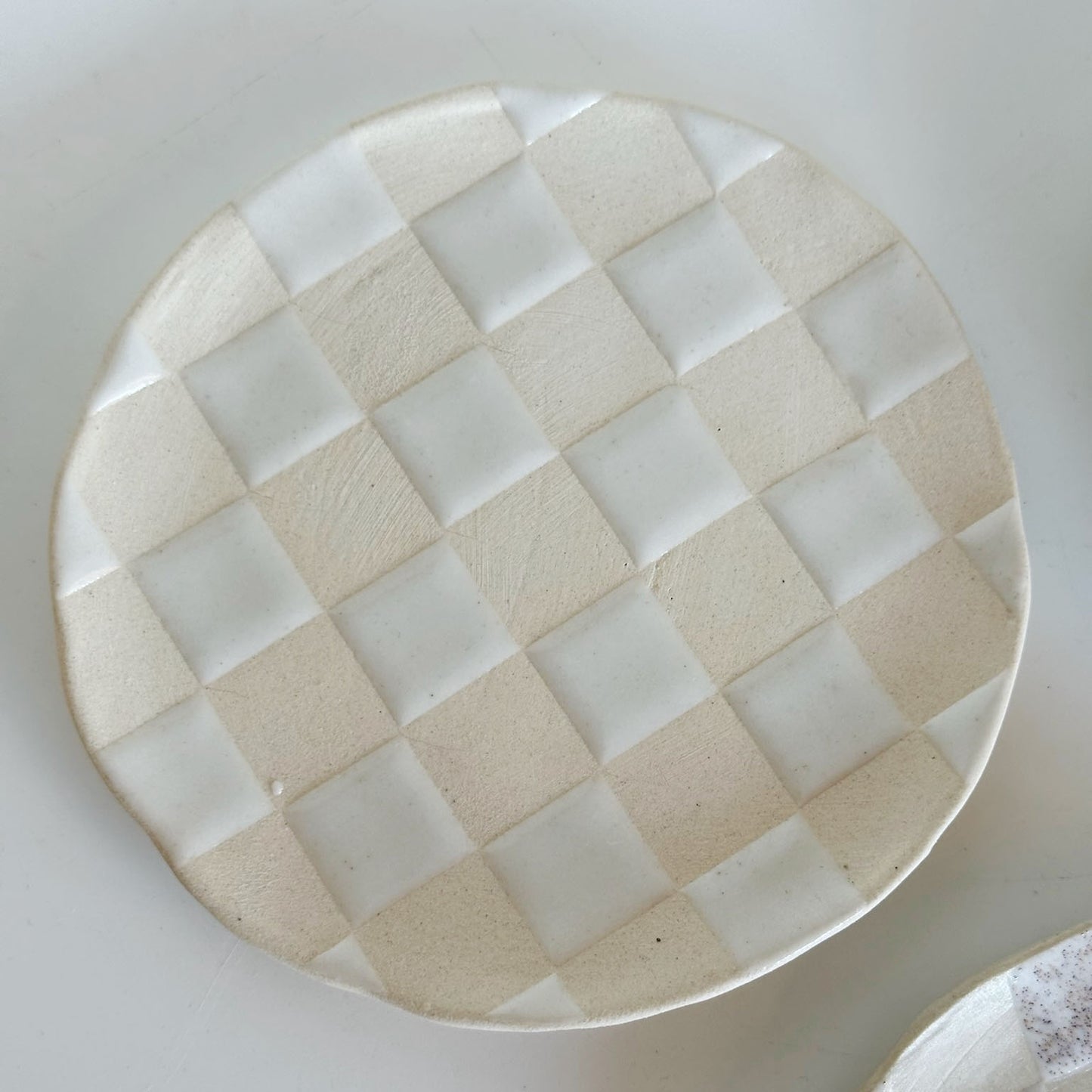 Round Checkered Dishes | Bri Bartel