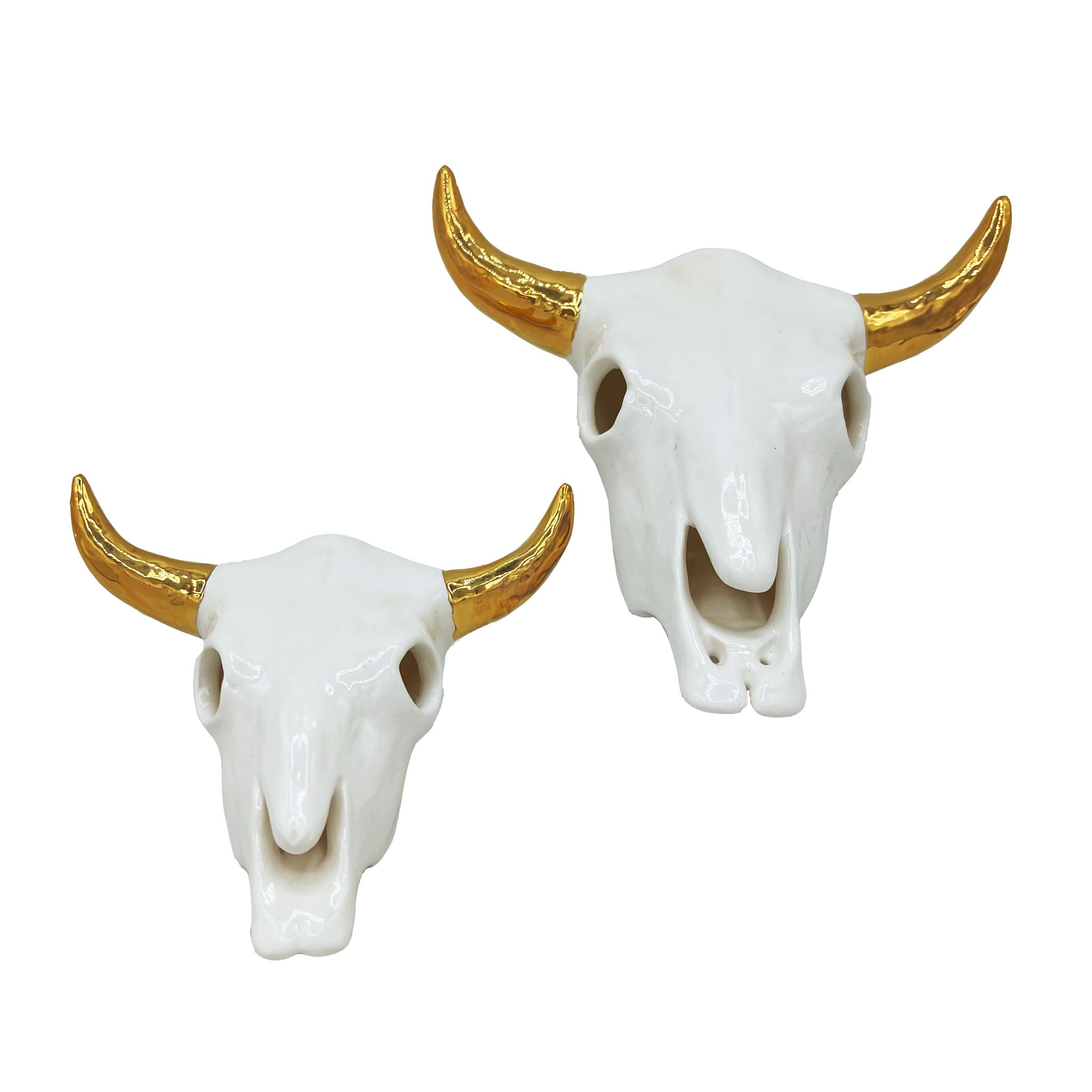 Monogrammed Cow Skull – Ruby Clay Company