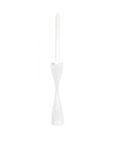 Tulip Candlestick Holders in White