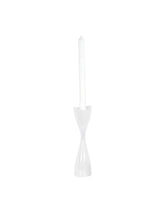 Tulip Candlestick Holders in White